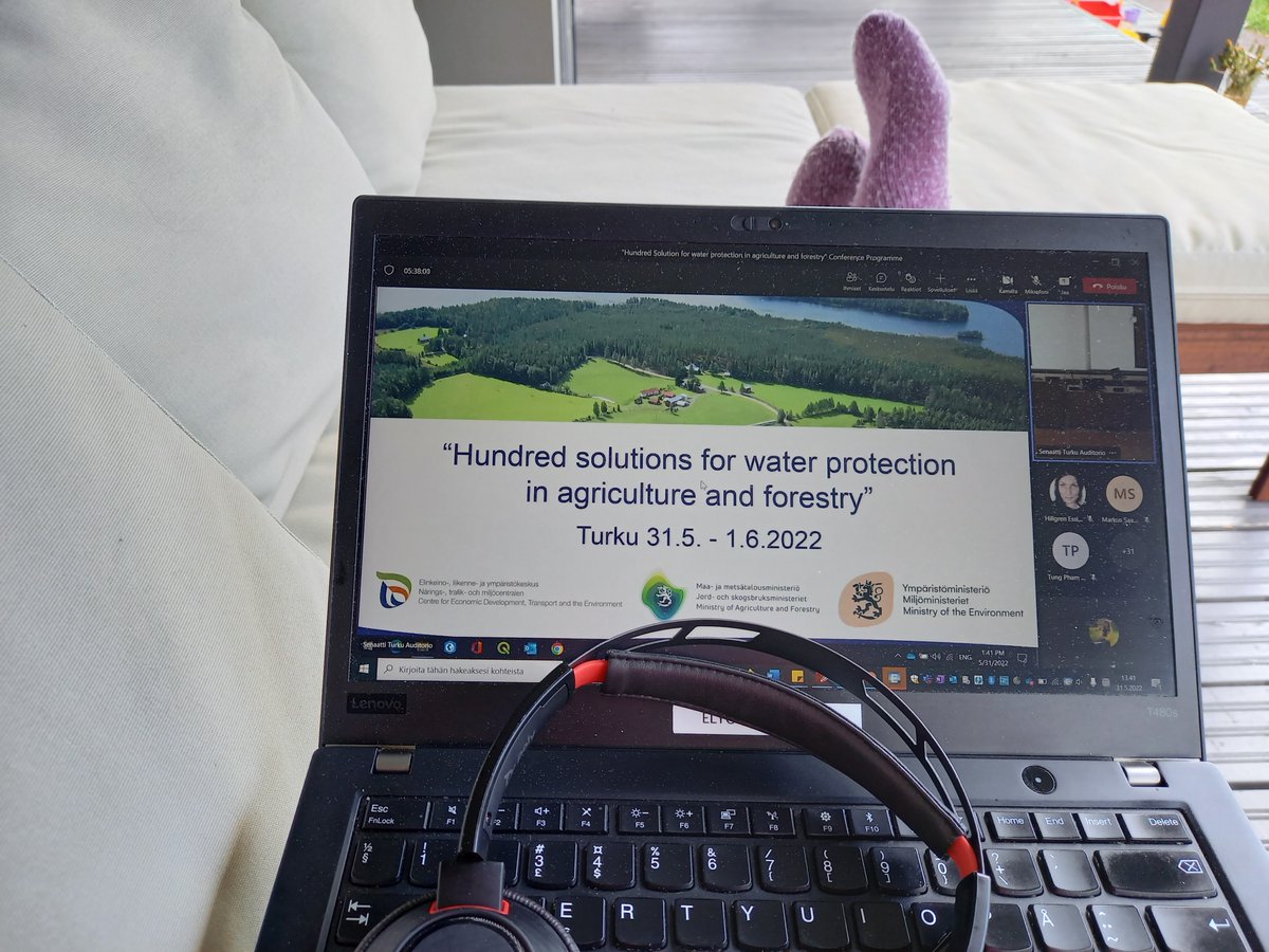 Peatland management as rocket science by Annamari Laurén meets bottom-up approach to water management by Viivi Kaasonen and <a href="/WWFSuomi/">WWF Suomi</a> . Great mixture of academic research and practical applications going on, also when listening online. Thank you <a href="/navid_yaraghi/">Navid Yaraghi</a> and <a href="/VarsinaisELY/">Varsinais-Suomen ELY</a>.