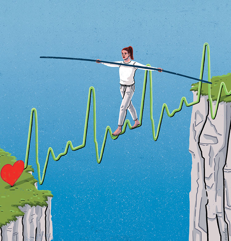 A recent piece I illustrated for The Observer magazine's "Self &amp; Wellbeing" column, on learning to live with anxiety, how it can be a good thing if you can learn to control it 

#illustration #editorialillustration #magazineillustration #theobserver #mentalhealth #anxiety