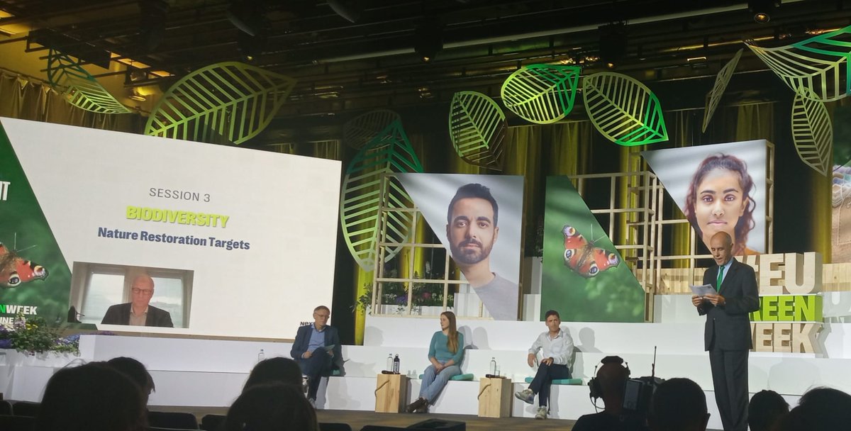 FRCTAzores's tweet image. @HumbertoDRosa1, director at @EU_ENV , moderates the third session of the #EUGreenWeek today 🦋.  

@MOVEON_Project  🌏 is present at the event through our FRCT team. 

#MakeitReal #MOVEONproject