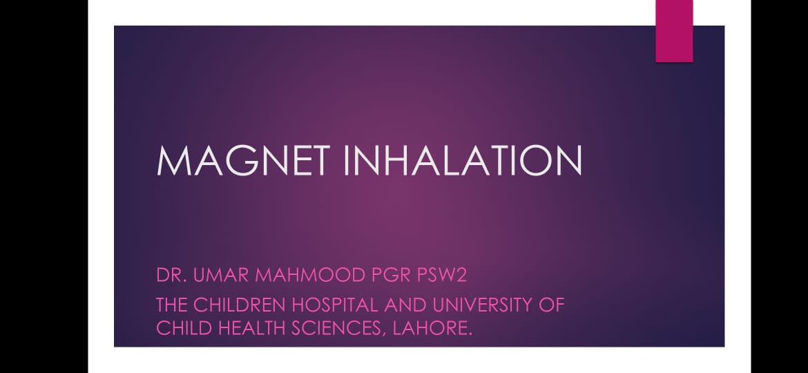 paeds_2's tweet photo. Society of Surgeons Pakistan, Lahore Chapter, Monthly Clinical Meeting.
Excellent presentation by Dr Umar Mahmood on an interesting case of Magnet Inhalation. https://t.co/3tYm9LWQLN