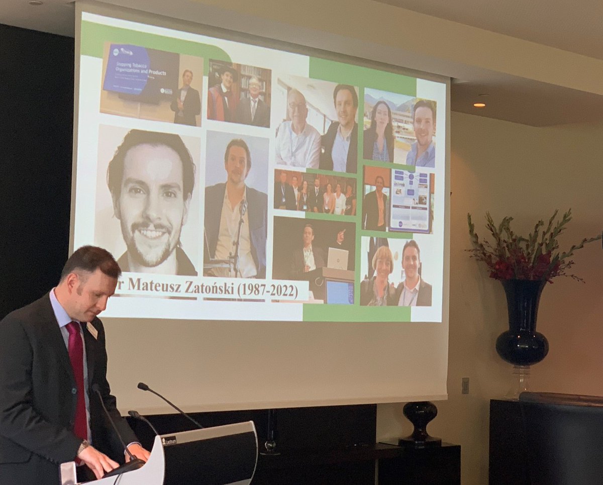 The #WNTD2022 medal awarded to @ZatonskiMateusz for his contribution to tobacco control efforts was presented at the @enspbrussels conference and accepted by @JRBranston on behalf of Matteo's family
 @AHerbec @PromocjaZdrowia
 Full list of winners:
ow.ly/Kx3250Jlpej