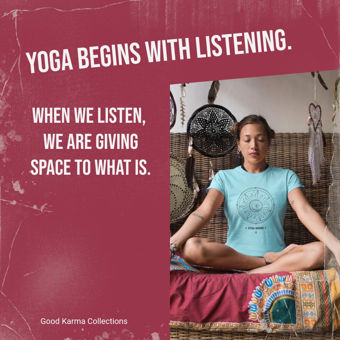 brand_karma's tweet photo. When you listen to yourself, everything comes naturally. It comes from inside, like a kind of will to do something. Try to be sensitive. That is yoga.
⁠
STAY AWAKE T-Shirt https://t.co/VNgh8MMoaf  https://t.co/f4cqG86pI6