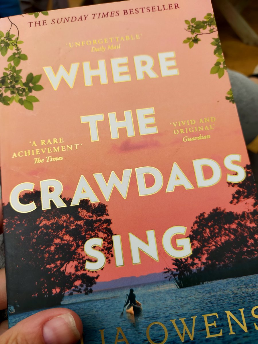 Rootbag2's tweet photo. Amazing book! I read it in two days. Loved the story and the ecology ☺️ #wherethecrawdadssing #deliaowens #couldntputitdown #HalfTerm #goodbook @CORSAIR https://t.co/Om12qRfsgY
