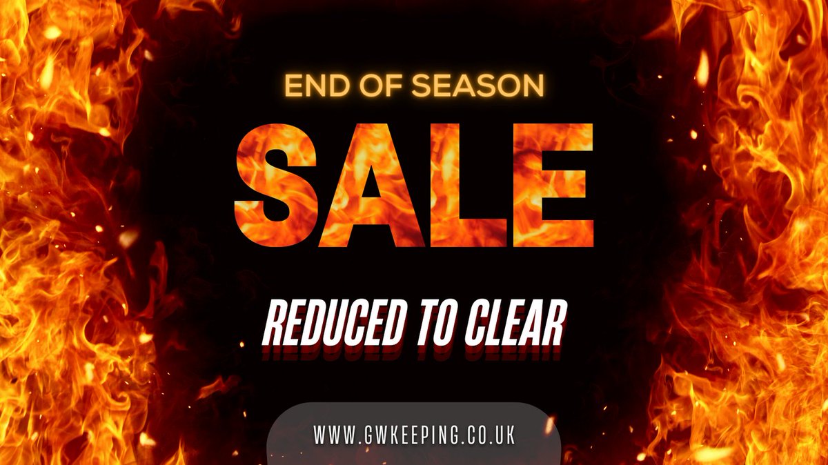 GWKeeping's tweet photo. 𝗘𝗡𝗗 𝗢𝗙 𝗦𝗘𝗔𝗦𝗢𝗡 𝗦𝗔𝗟𝗘

🔥 Everything on our website has been reduced to clear!

❗️ Pick up your favourite gloves at a significantly reduced price!

📦 Free Shipping over £40
🌎➡️ https://t.co/wchN8qX39m https://t.co/9yjPpsin40
