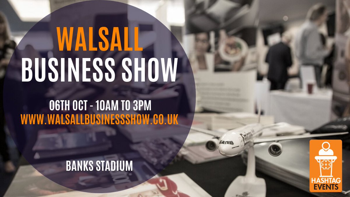 TheCharltonator's tweet photo. We have a great business event coming to Walsall in 2022. Meet new people with our networking sessions, and learn from an expert line-up of speakers.  Get a stand and exhibit your business. For more information visit https://t.co/3b3mXoKRCg https://t.co/n2jTVdgj7F