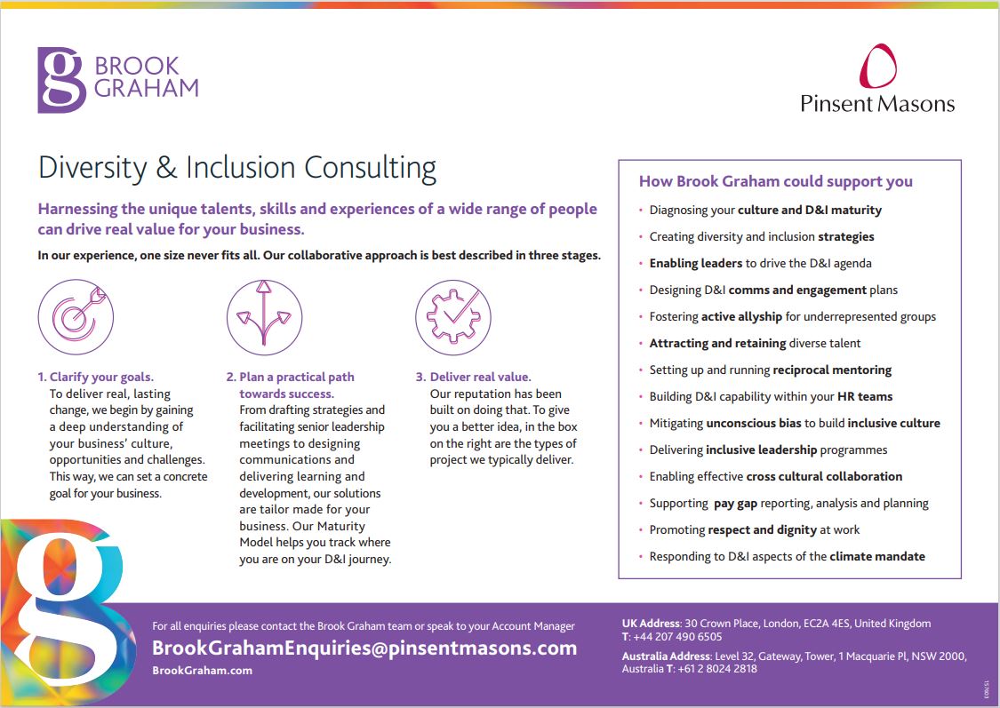 brookgrahamltd's tweet photo. Harnessing the unique talents, skills and experiences of a wide range of people can drive real value for your business. In our experience, one size never fits all. https://t.co/81HkknSNWv https://t.co/GkIWEy5f6c