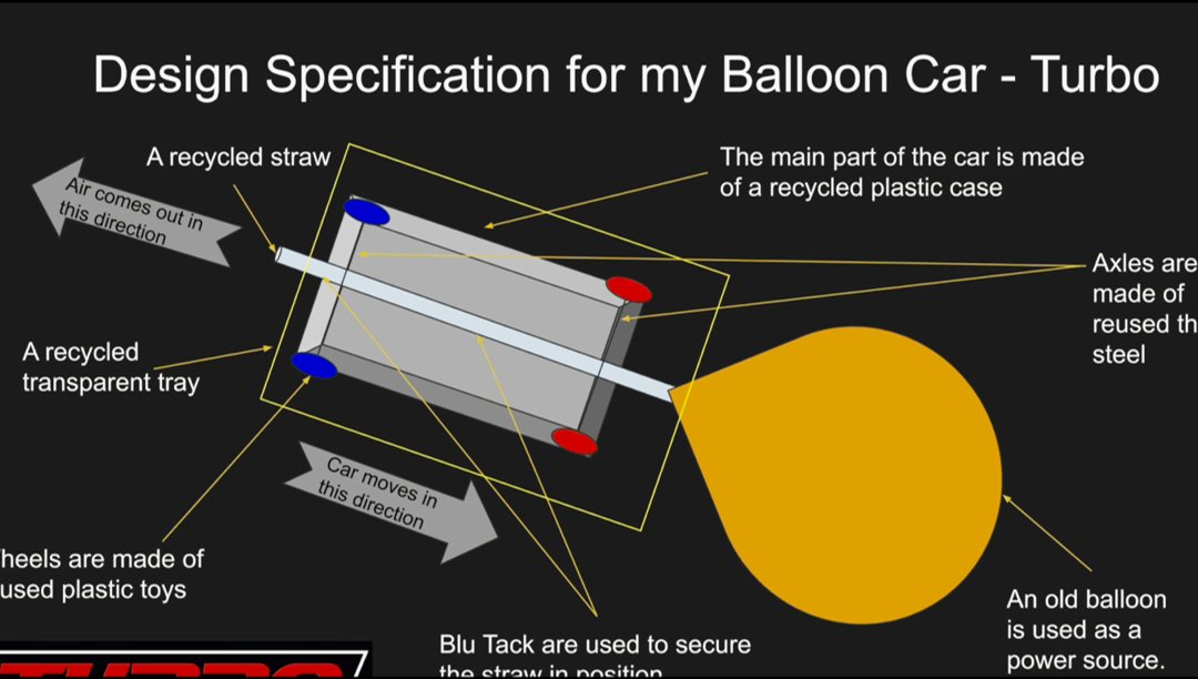 KellettScience's tweet photo. Congratulations to Daniel in Year 7 who was awarded 1st place for his design in the Balloon Car Competition. @KellettSenior #KellettKS3Science #ScienceAtHome https://t.co/Otd4fmpn2n