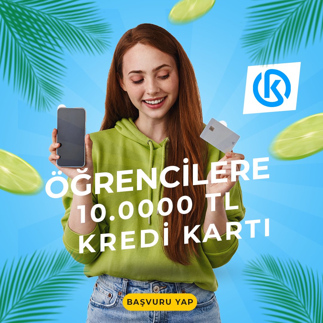kolaykredim's tweet photo. Öğrencilere 10.000 ₺ Kredi Kartı
Hemen Başvuru Yap
https://t.co/hIvo05aUyB https://t.co/fV3mXUr1tJ
