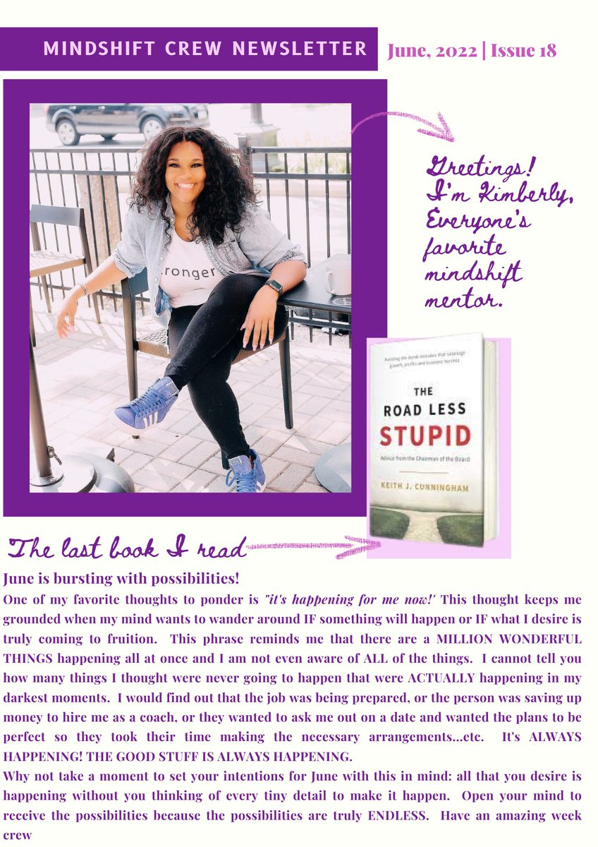 kimberlyfitten's tweet photo. June Is Bursting With Possibilities For You!!💜 - Check out the June Newsletter for more! https://t.co/cvFXBWOBDo