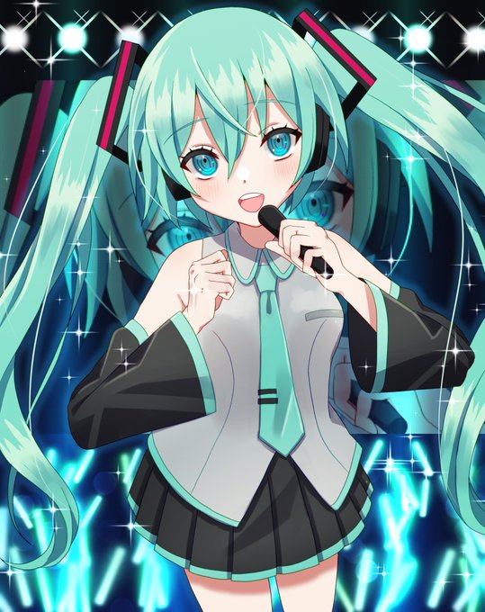 初音ミクイラストのtwitterイラスト作品