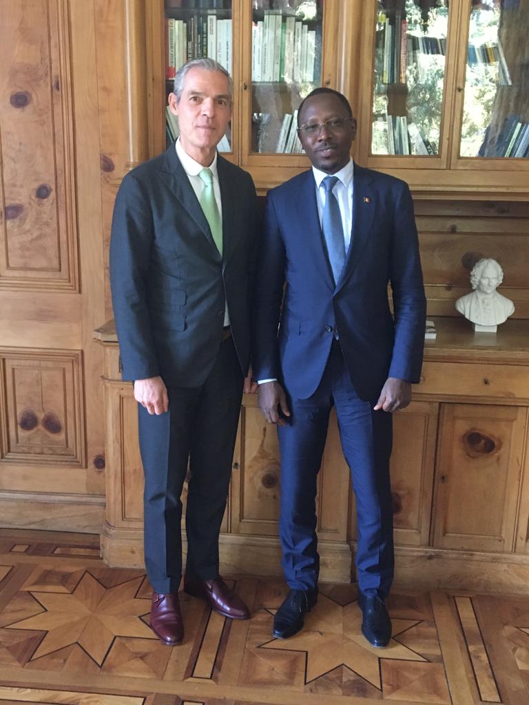 OnuTchad's tweet photo. Upon arrival, th humanitarian delegat* from Chad met with @JeromeBonnafont Ambassador of French Republic in Geneva. During their discuss*, th delegat* was given a general briefing on th priority humtarian issues in Chad and th need to strengthen resources for an adequate response https://t.co/ONyxBibqyQ
