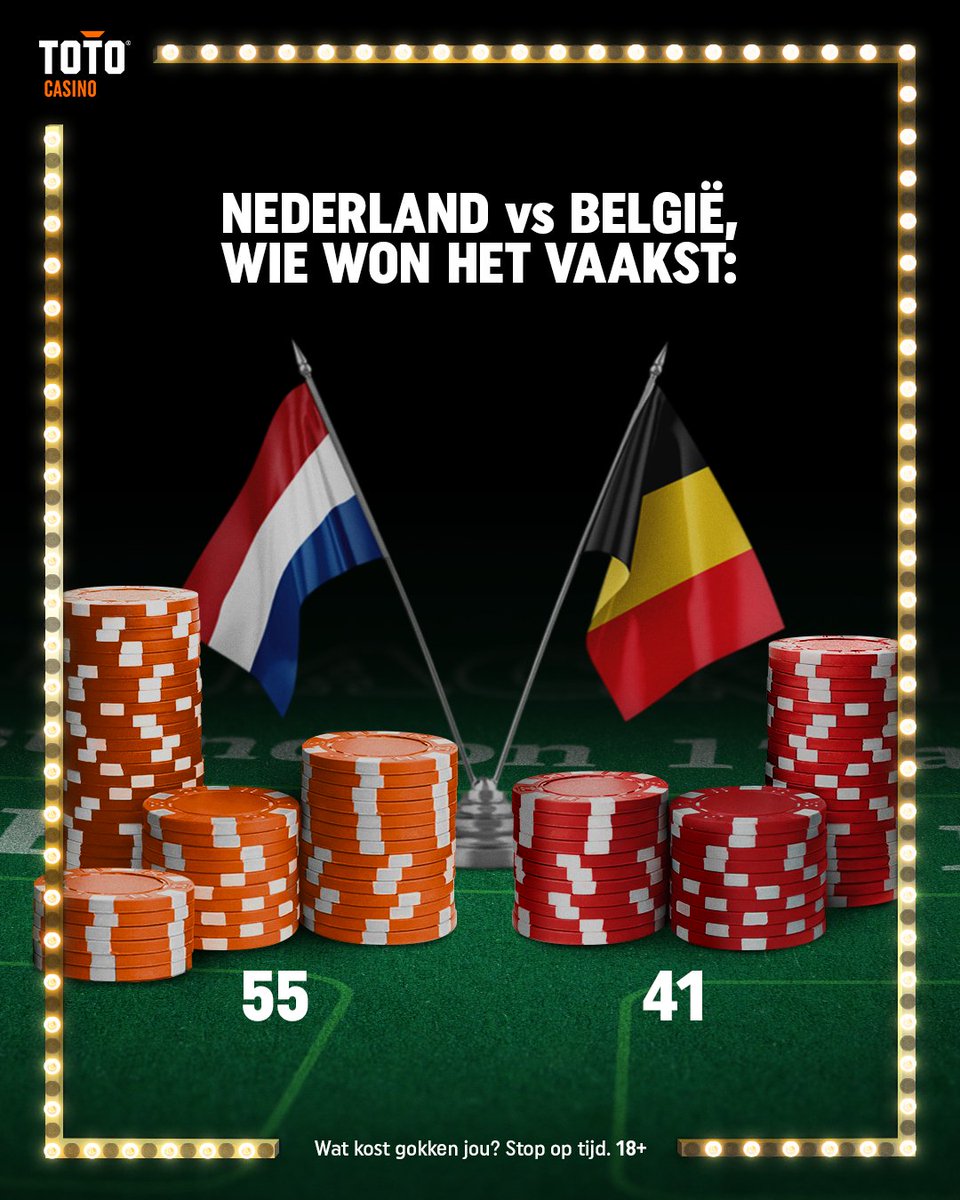 TOTOCASINO121's tweet photo. En wie mag morgen avond één fiche extra toevoegen? 

#nederlandselftal #rodeduivels #TOTOCasino https://t.co/wkiT4DeuyC