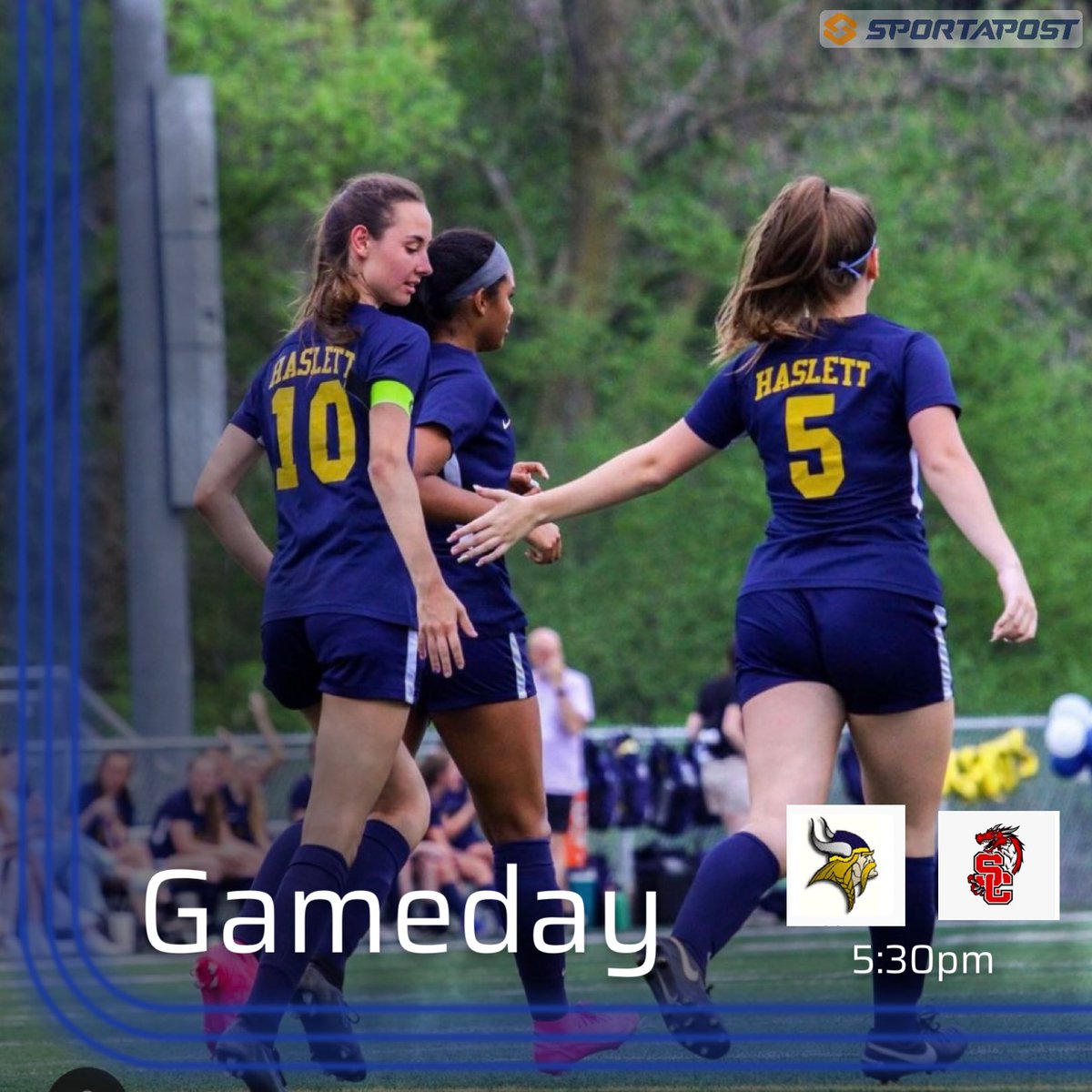 District Semi-finals TONIGHT! THE Vikings take on the Dragons of Swartz Creek at 5:30pm. Head over to Lansing Eastern Athletic Fields for a great game!