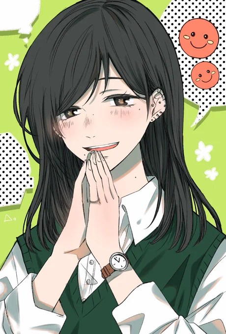 喜怒哀楽 女の子ver.
☺️😡🥺😆 