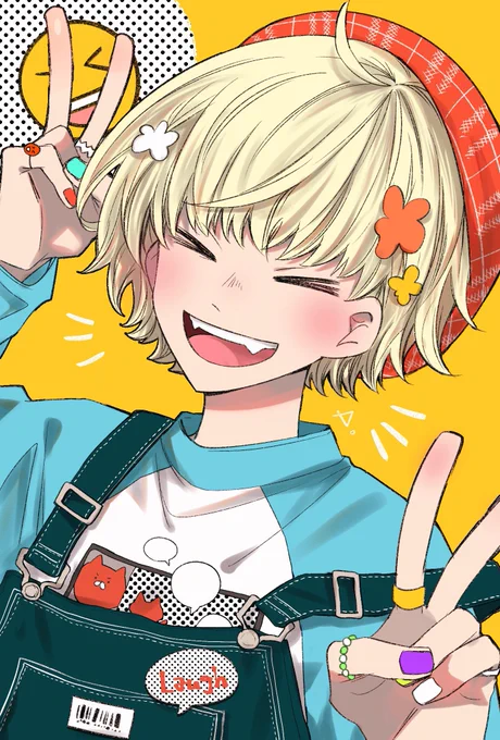 喜怒哀楽 女の子ver.
☺️😡🥺😆 