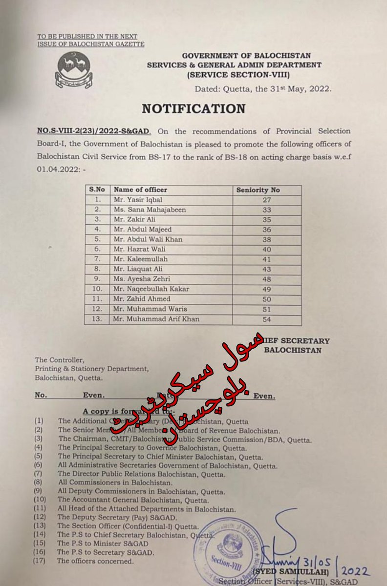 سول سیکریٹریٹ بلوچستان tweet media