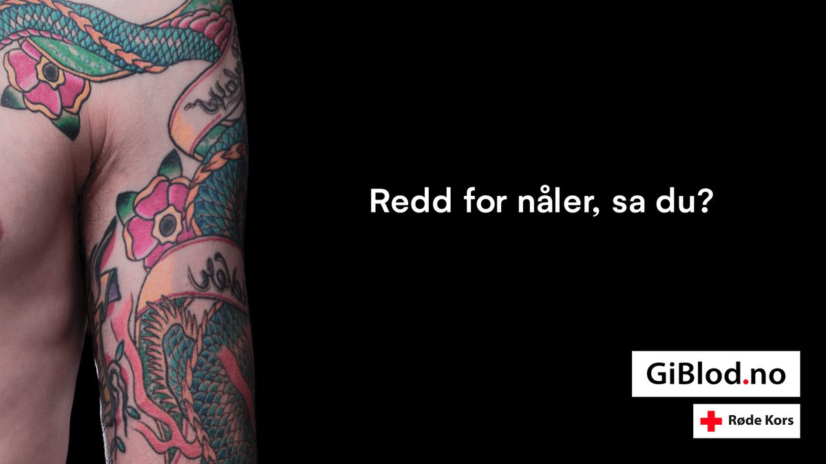 Ikke la din frykt for blod eller nåler stoppe deg fra å redde liv. Blir du blodgiver innen 10. juni, kan du i tillegg være med i trekningen av to VIP-pass til Tons of Rock!
Bli blodgiver på GiBlod.no, rodekors.no/gi-blod/blodfa…