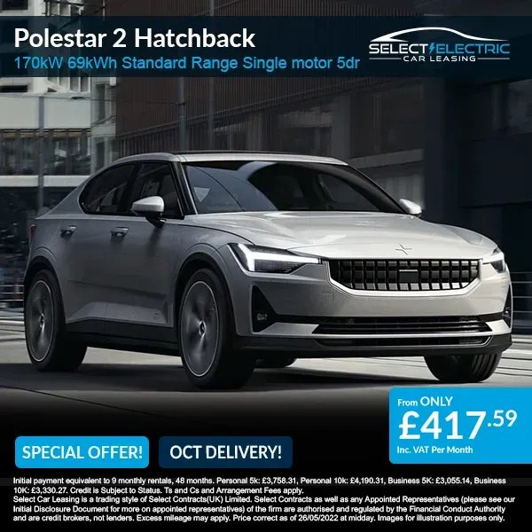 SelectGlasgow's tweet photo. After a luxury EV? 💙 Consider the Polestar 2 Hatch, from £417.59 a month

https://t.co/UhBXQRlnoJ https://t.co/bi2WPir0TP