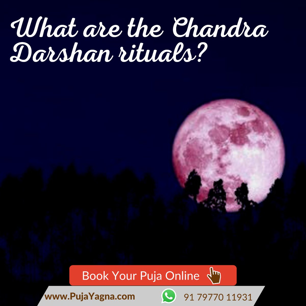 What are the Chandra Darshan rituals?

Visit Eshwar Bhakti to schedule online pujas and havans for any occasion!

#bookforpandit #onlinepoojan #onlinepoojabooking #onlinepoojaservices #onlineprasad #onlinebookings