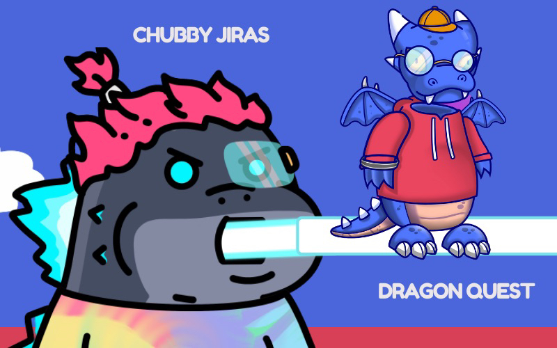 Chubby Little Jira's Collabs (@cljgive) on Twitter photo 🦖 Chubby Jiras 🤝 DragonQuest 🐉
We are giving away 5x @DragonQuestNFT WL spots!
To Enter:
✅Follow @DragonQuestNFT <a href="/ChubbyJiras/">Chubby Little Jiras</a> & @ChubbyJirasLove
✅Like + RT
✅Tag 3 Friends!
Winners picked in 48 hours! ⏰ 🦖 Chubby Jiras 🤝 DragonQuest 🐉
We are giving away 5x @DragonQuestNFT WL spots!
To Enter:
✅Follow @DragonQuestNFT <a href="/ChubbyJiras/">Chubby Little Jiras</a> & @ChubbyJirasLove
✅Like + RT
✅Tag 3 Friends!
Winners picked in 48 hours! ⏰