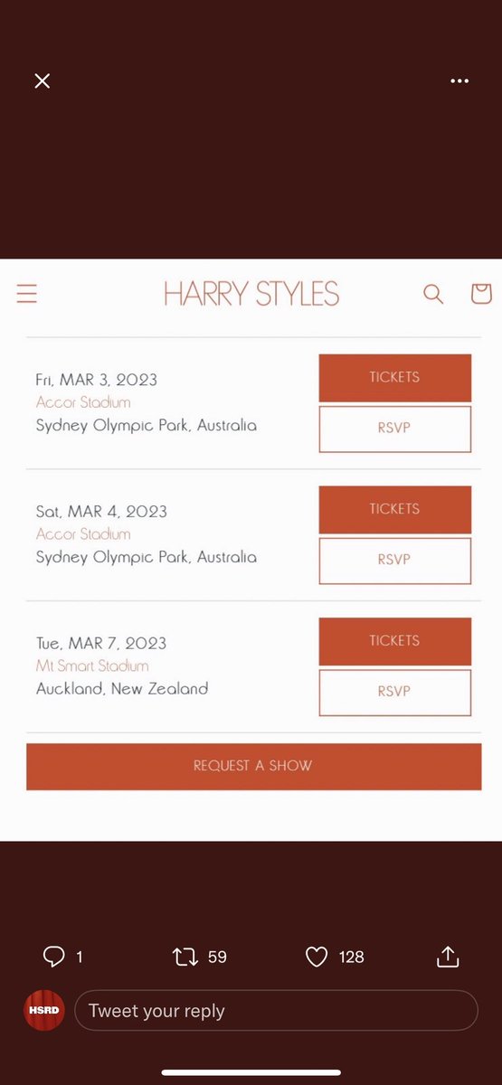 HStylesRD's tweet photo. 🚨| Ahora puedes solicitar un concierto cerca de tu ubicación en el sitio de Harry. ¡Añadir una solicitud ayudaría al equipo de Harry a determinar dónde añadir más espectáculos en el futuro!

https://t.co/dSSuXarTli https://t.co/E9YPjR6YEx