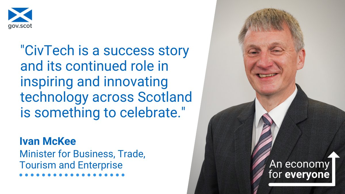 scotgoveconomy's tweet image. The @scotgov #CivTech Programme today launched more than £7 million worth of contract opportunities for entrepreneurs and businesses as part of the latest call for innovative solutions to public sector challenges.

More ➡️ bit.ly/CivTch