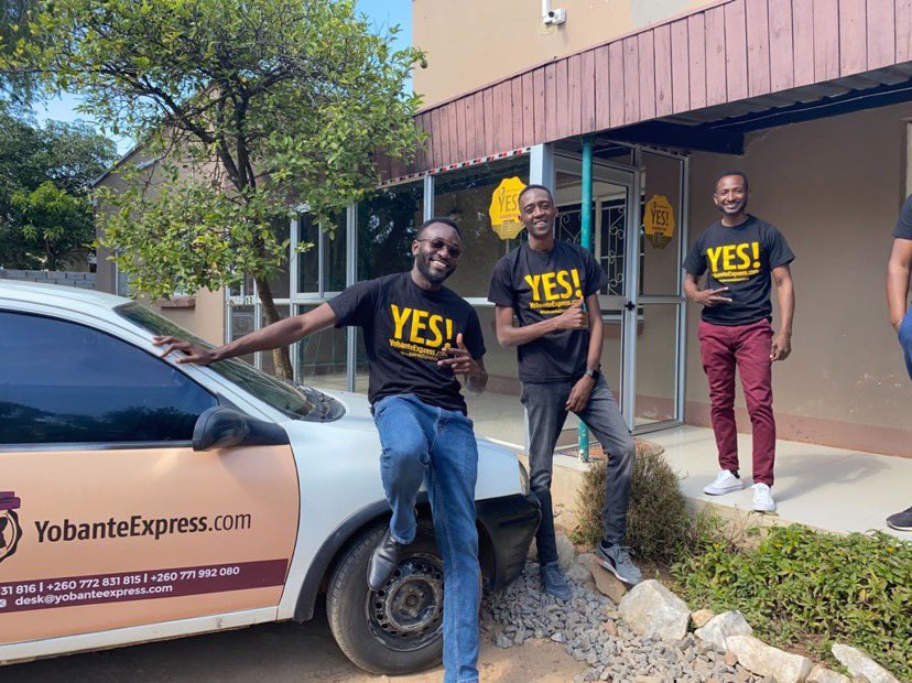 yobanteYES's tweet photo. Welcome to YES Family team Zambia 🇿🇲 #lastmile #delivery #yobanteexpress 🤎💛 https://t.co/dBSTu0eOG8