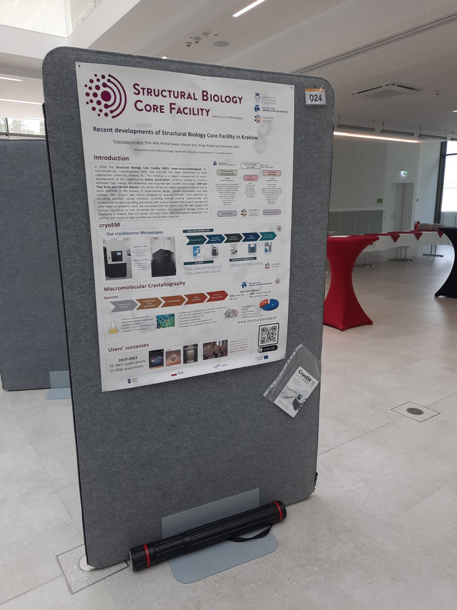 Structural Biology PL (@struc_biol_pl) on Twitter photo Finally exciting come back to in-person meetings.
Meet us during #postersession at the #EMBLICSymposium
<a href="/SOLARIS_science/">SOLARIS Centre</a> <a href="/MCB_UJ/">Malopolska Centre of Biotechnology UJ</a> <a href="/GrudnikPgrudnik/">Przemyslaw Grudnik</a> <a href="/EmblImaging/">EMBL Imaging Centre</a> #structuralbiology Finally exciting come back to in-person meetings.
Meet us during #postersession at the #EMBLICSymposium
<a href="/SOLARIS_science/">SOLARIS Centre</a> <a href="/MCB_UJ/">Malopolska Centre of Biotechnology UJ</a> <a href="/GrudnikPgrudnik/">Przemyslaw Grudnik</a> <a href="/EmblImaging/">EMBL Imaging Centre</a> #structuralbiology