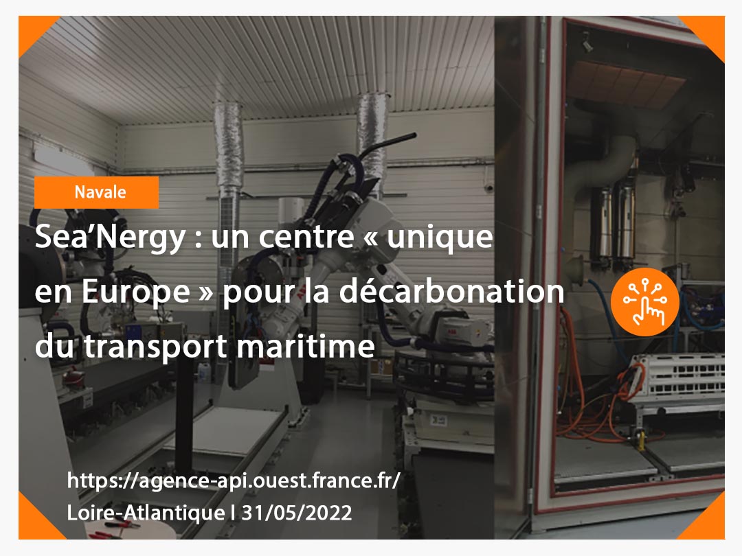 agence_api's tweet image. [#FilAPI] Au #Technocampus Océan (44), le #CEATech a finalisé sa plateforme Sea’Nergy dédiée à la «marinisation des systèmes énergétiques» et notamment à l’adaptation des systèmes hydrogène aux navires. #Cleantech 
➡️ agence-api.ouest-france.fr/article/seaner…