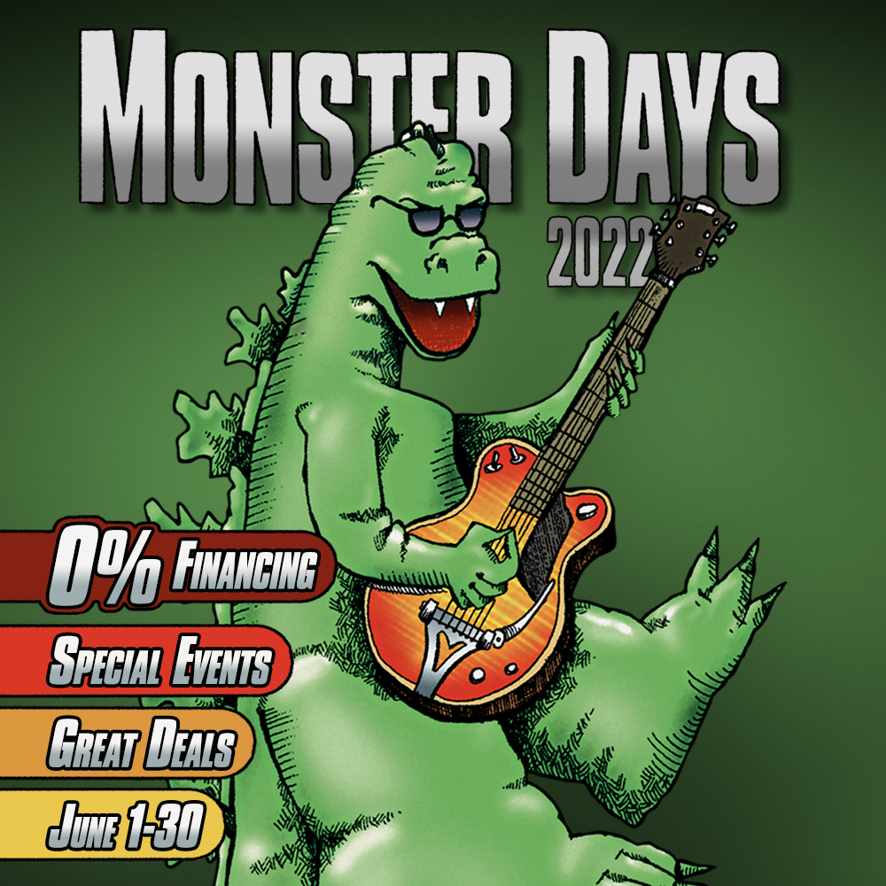 LongMcQuade's tweet photo. Look out... π¨
Itβs coming... π±
And itβs BIG: Monster Days at Long & McQuade! π
We're roaring with specials, no interest financing, and special event Saturdays throughout June! π
Learn More π https://t.co/I40cxX39Jc
#longandmcquade #monsterdays https://t.co/0Vr1O9SjLU