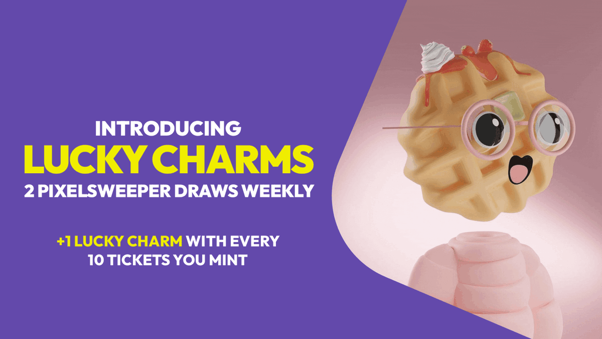 SweetStacksNFT's tweet photo. Stackers, meet our new 3D Collection!

🥞 5,000 adorable high-quality characters 🐶
🥞 2 weekly draws to win PixelSweepers 🤖
🥞 FREE with every 10 Lifetime Tickets 🤯

🗓️ Coming on Monday June 13

https://t.co/91ift6j0YL https://t.co/cmqSMWMcJt
