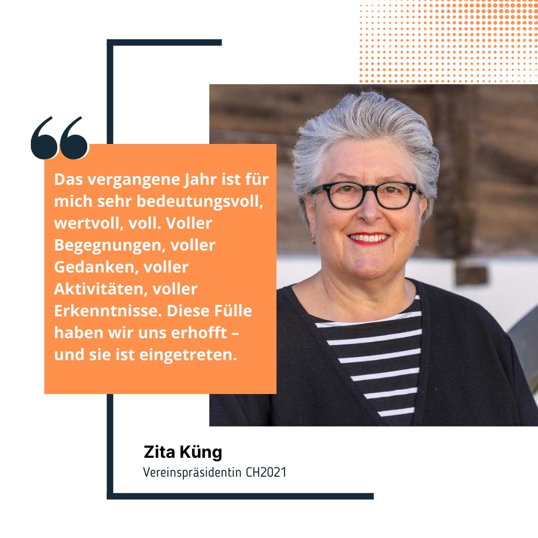 Danke und auf Wiedersehen
Nun ist es also so weit. Der Verein #CH2021 löst sich auf und wir möchten diese Gelegenheit nutzen, um unseren zahlreichen Unterstützer*innen ganz herzlich zu danken, ohne sie hätten wir das Projekt nicht durchführen können.
ch2021.ch/danke-dass-sie…
