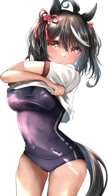キタサンブラック #ウマ娘プリティーダービー #ウマ娘 #キタサンブラック #スクール水着 https://t.co/zRcOm0Vxxd 