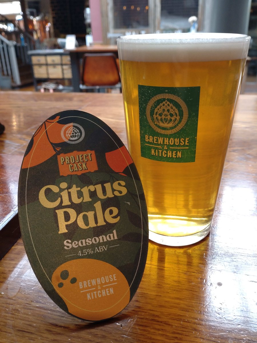 🍻 Come down and try our new Citrus pale 🍻