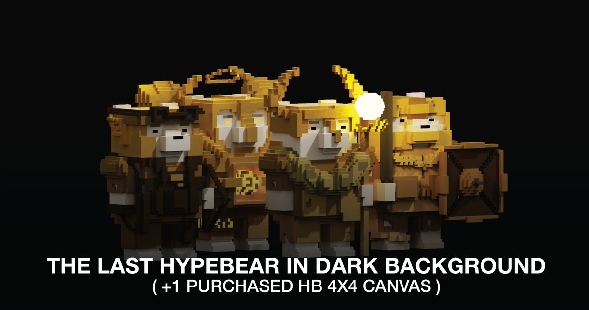 HELP ME RETWEET PENTASIANS! ⚫️⚪️🐻‍❄️

We all know that most of our supply appears with a black background. However, it's time to make some changes.

These 4 will be the last of the black background bears. You also will be receiving your purchased custom canvas.

Read more ⬇️