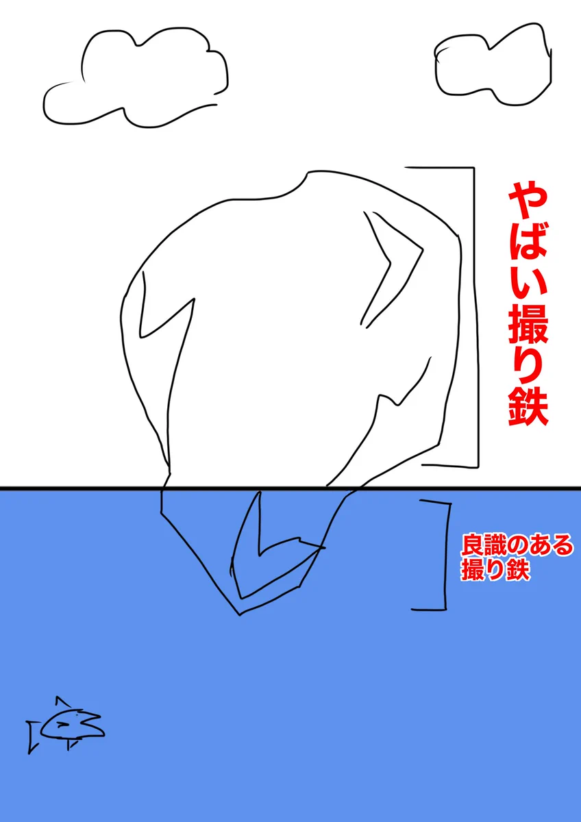 氷山の一角ではなかった…？！やばい撮り鉄の割合！