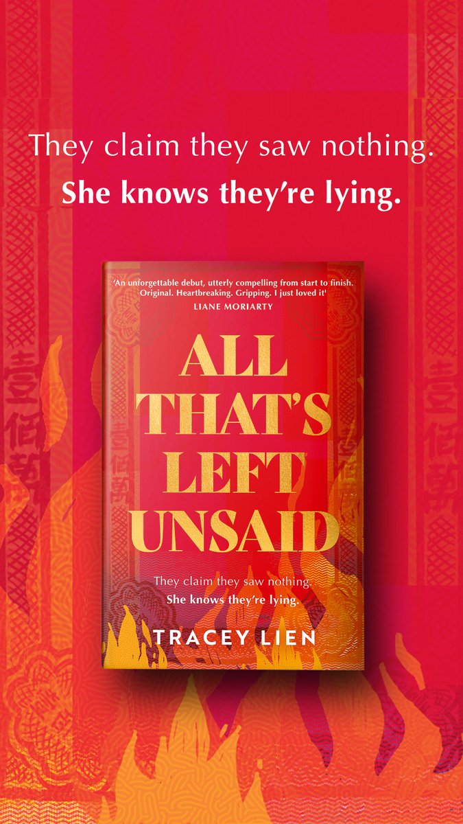 Looking forward to this one! #AllThatsLeftUnsaid by Tracey Lien published by @HQstories #MustRead2022 @joe_thomas25