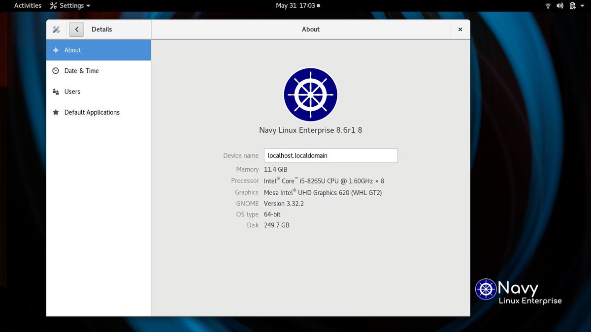 NavyLinux's tweet image. Announcement: "Amazing desktop experience". Navy Linux 8.6r1 Released, the latest version of Navy Linux 8, tagged 8.6r1, is now available navylinux.org/download/ #Navy #Linux #open #centos #GNU