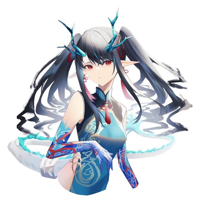 週末に現れた理性激溢れドクター「シーの髪型をツインテにしておいたぞ」
#アークナイツ #明日方舟  #Arknights 