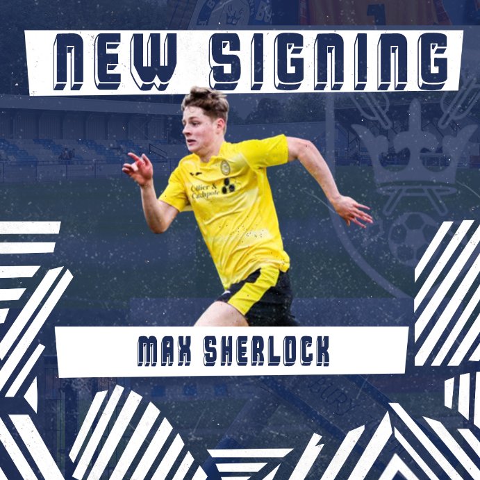 ✍️ 𝐌𝐀𝐗 𝐒𝐇𝐄𝐑𝐋𝐎𝐂𝐊

The Blues are also delighted to announce the capture of 18 year old highly-rated midfielder Max Sherlock!

#BURYT