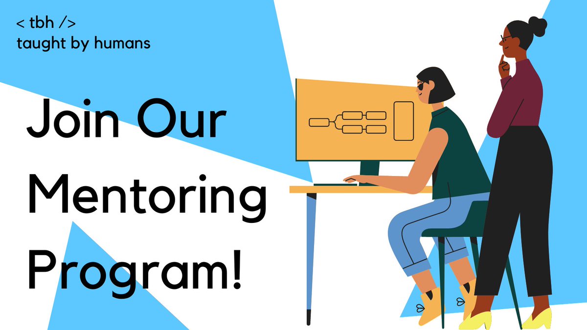 Are you a woman who would value help navigating work culture, understanding data basics, working on technical projects, or finding a job?

Whatever your needs, our #mentoring program for women could help you!

To take part get in touch with us or <a href="/lauralikespi/">LauraLikesPi</a>...

#taughtbyhumans