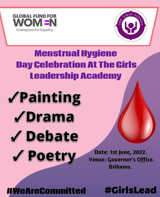 AllGirlsAgenda's tweet photo. It’s all about MHDay celebration at the #GirlsLeadershipAcademy. 🤗🎉💃
#TGAPads
#GirlsLead
#MHDay2022
#WeAreCommitted 
@GlobalFundWomen https://t.co/87Ffu5Yp8Z