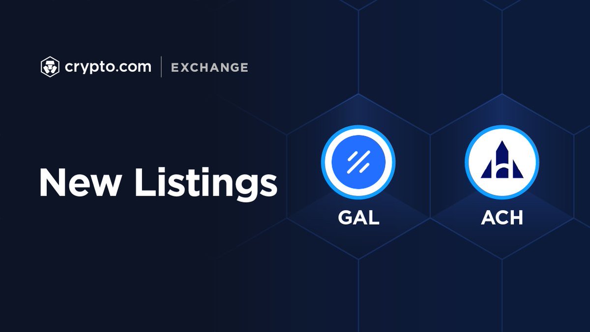 https://t.co/A7lhUEgMLO Exchange lists Project Galaxy $GAL and Alchemy Pay  $ACH. Trade them in $USDT pair now. Sign Up 👉https://t.co/GBTPzxcEwy