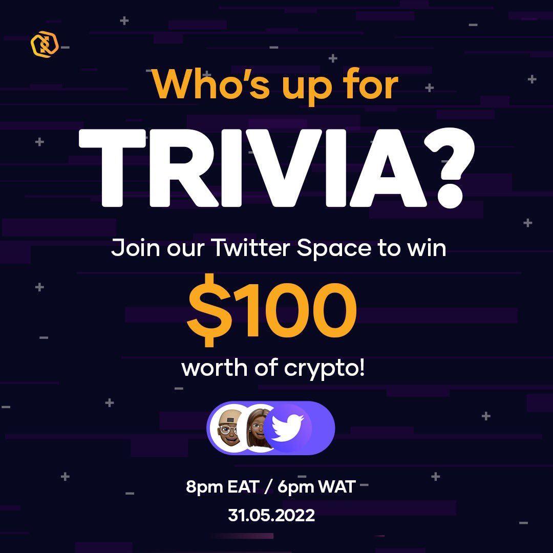 🤑Tonight, $100 worth of crypto is at stake on our Twitter page!!! Do you believe you have what it takes to be crowned Crypto Bro/Sis for the evening?🧐 Join us tonight to see who wins $100 in cryptocurrency. You can't afford to miss it!🤩