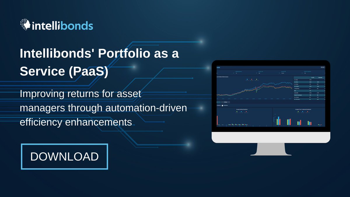 Introducing our Portfolio as a Service (PaaS) product where AI helps you to improve returns and proactively manage risks!   

For more information, request access to our PaaS paper here: info.intellibonds.com/intellibonds-p…  

#portfolio #optimisation #assetmanagement