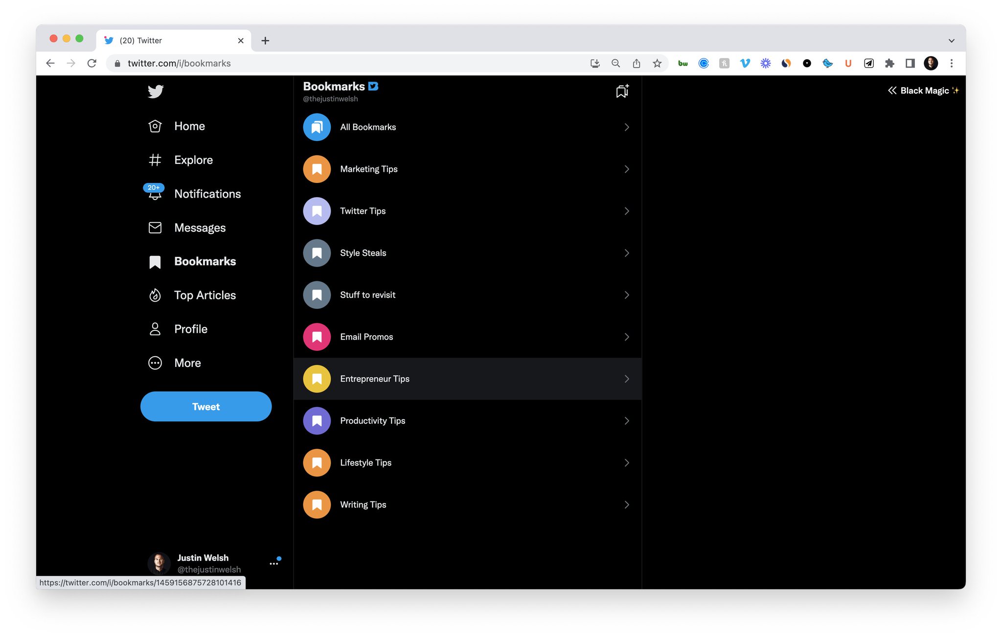 Justin Welsh on Twitter "twemex followerwonk hypefury blackmagic