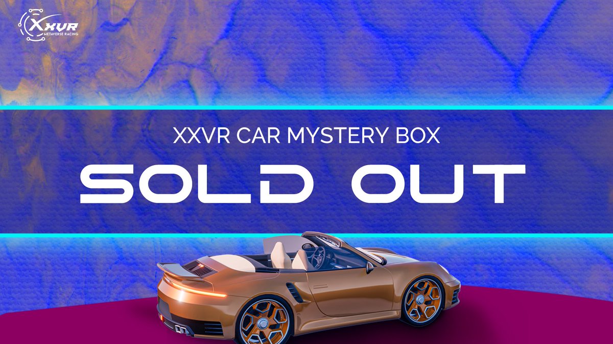 #XXVR Car Mystery Box

🔥ALL SOLD OUT🔥

Thank you for your support and stay tuned for more events coming!🏎🎁

Join XXVR Discord:
discord.gg/mKKbwjQj8M

#仮想通貨 #NFT #NFTゲーム #NFTGame #Metaverse #メタバース