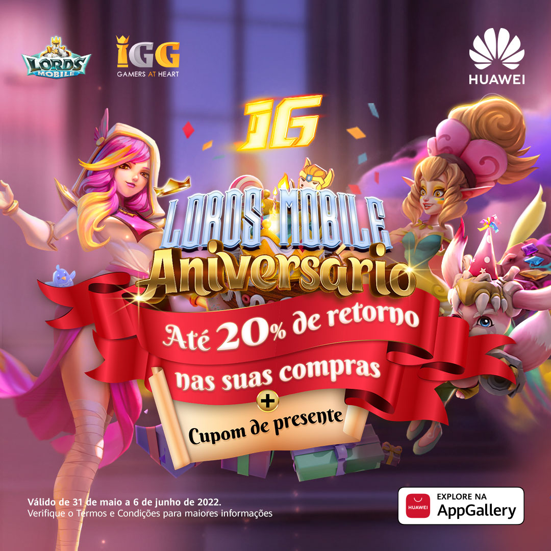 Sucesso nos celulares, Lords Mobile traz ao Brasil sua maior atualização