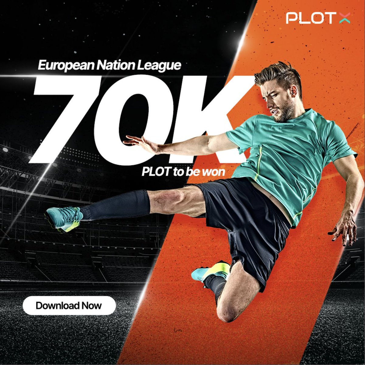 TryPlotX's tweet image. The European Nations League is here! ⚽️ 

Tap into your expertise, outplay other players, answer simple questions and win from a massive 70,000 $PLOT prize pool.

What you waiting for❓

Join now 👉 download.plotx.io/FantasyTriviaF…