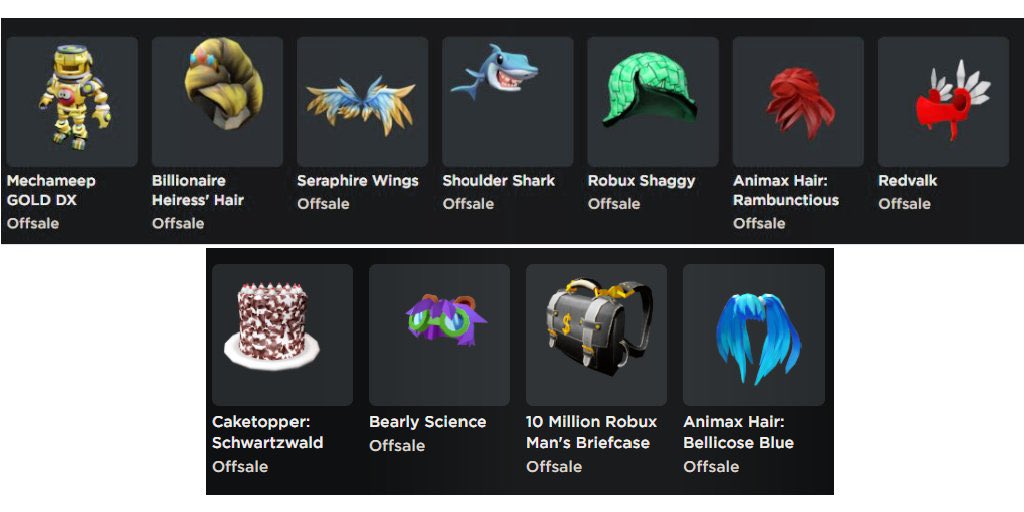 reddi41 on X: Looks like the Bull Helmet will cost robux. Backpack is  nice. Items:  Event:    / X